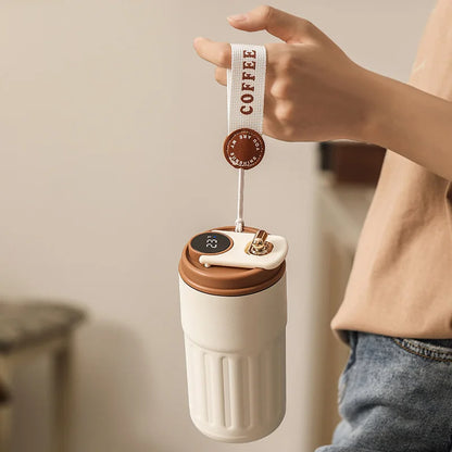 Thermora™ - Smart Display Coffee Cup