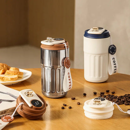 Thermora™ - Smart Display Coffee Cup