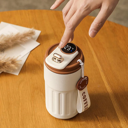 Thermora™ - Smart Display Coffee Cup